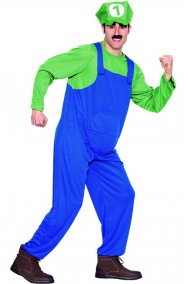 Costume Super Luigi adulto Imitazione