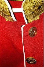 Dettaglio del costume da principe reale inglese