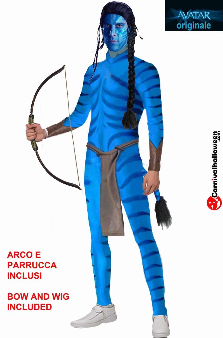 Costume Avatar uomo completo