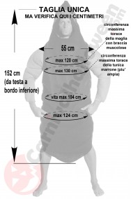 Misure costume da stronzo o merda adulto