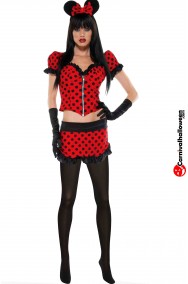 Costume di minnie mouse topolina adulta