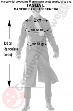 misure costume di The Spirit