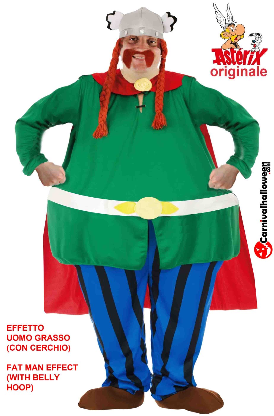Costume di Asterix capo del villaggio Abraracourcix