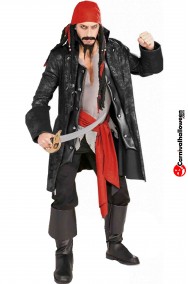 Costume uomo Pirata dei Caraibi Capitan Cutthroat