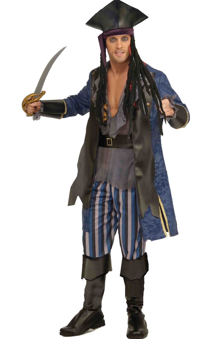Costume da pirata il Corsaro Blu