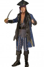 Costume da pirata il Corsaro Blu