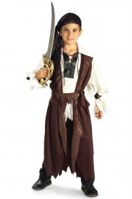 Costume da Pirata dei sette mari bambino