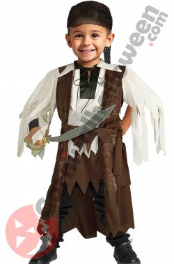 Costume di carnevale da pirata bambino piccolo