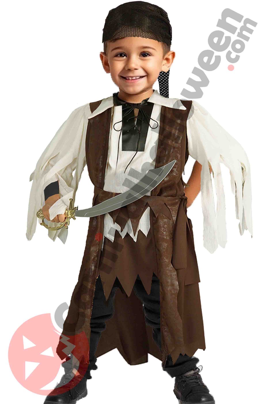 Costume di carnevale da pirata bambino piccolo