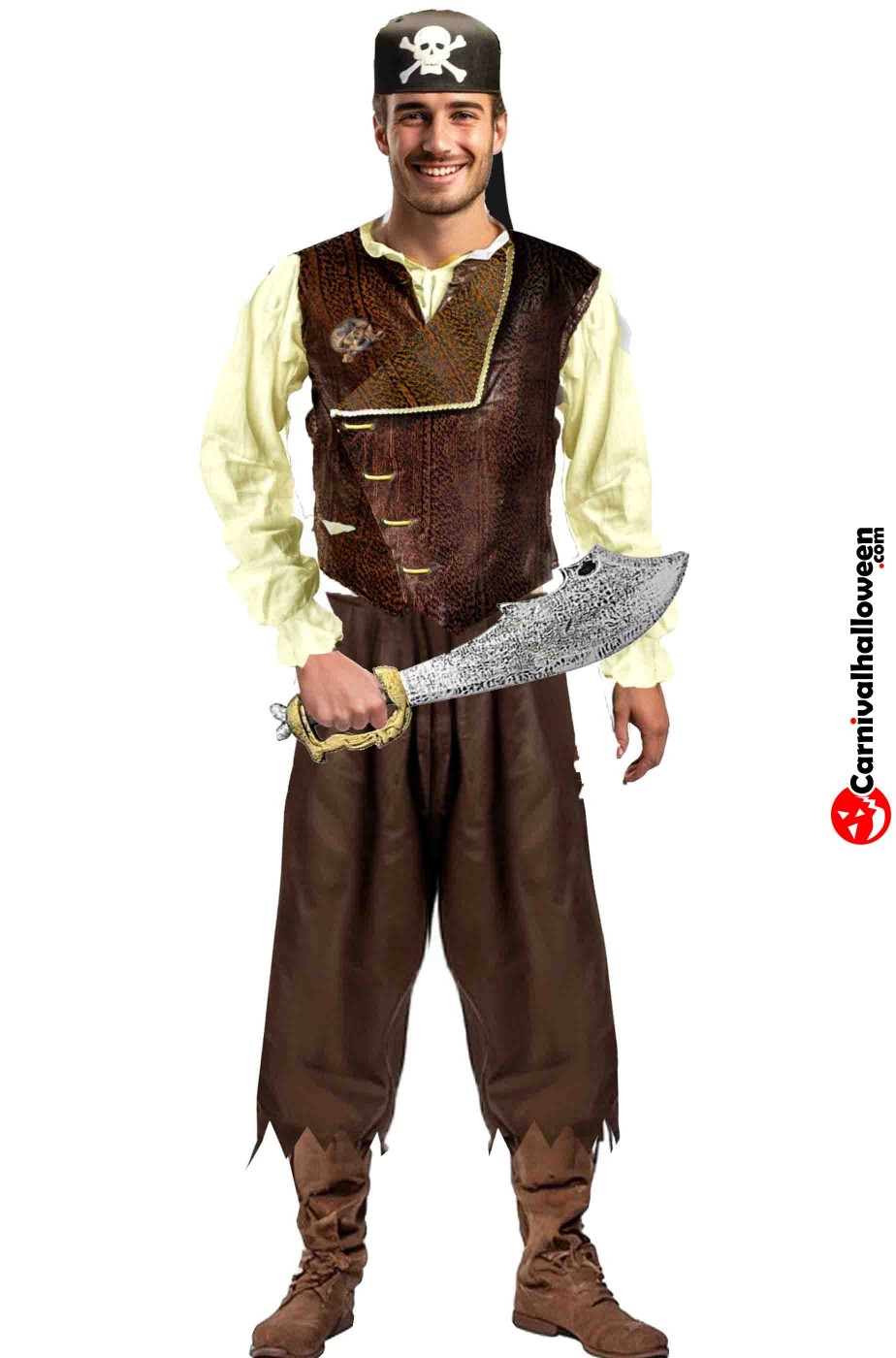 Costume di carnevale da pirata tagliagole