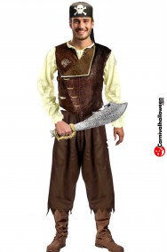 Costume di carnevale da pirata tagliagole
