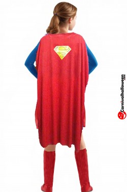 Costume di Supergirl adulta vista posteriore