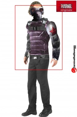 Costume del soldato d'inverno di Capitan America Adulto