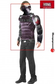 Costume del soldato d'inverno di Capitan America Adulto