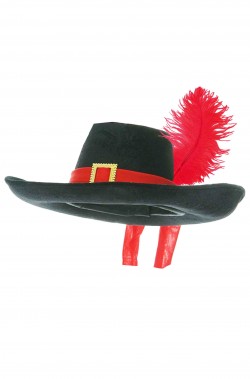 Cappello del Gatto con Gli Stivali moschettiere adulto