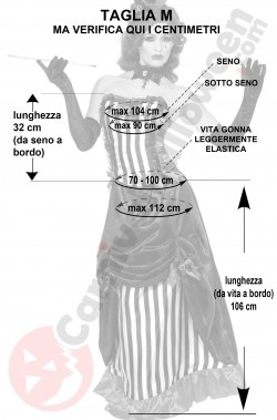 Misure del Vestito dama 800
