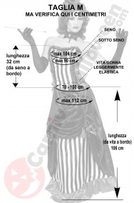 Misure del Vestito dama 800