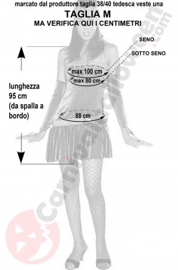 Misure costume anni 20 Charleston  Flapper taglia M