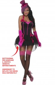 Immagine del costume da vampira burlesque con sottogonna