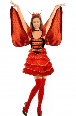 Costume donna Coccinella allegra