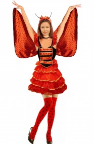 Costume donna Coccinella allegra