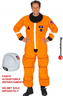 Tuta da astronauta da uomo con casco