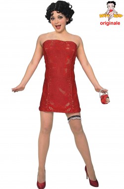 Costume di Betty Boop adulta con borsetta