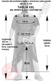 Misure costume da supereroe taglia grande adulto XXL Ozymandias degli Watchmen