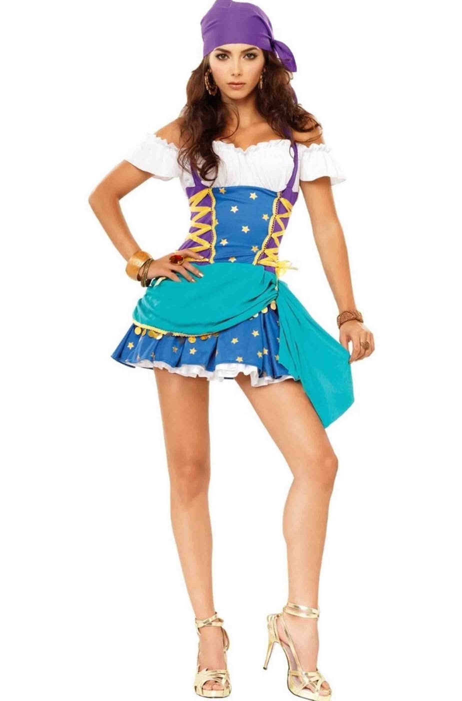 Costume da Zingara Esmeralda Gitana
