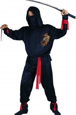 Costume di Halloween da Ninja adulto