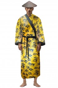 Costume da cinese vestaglia adulto