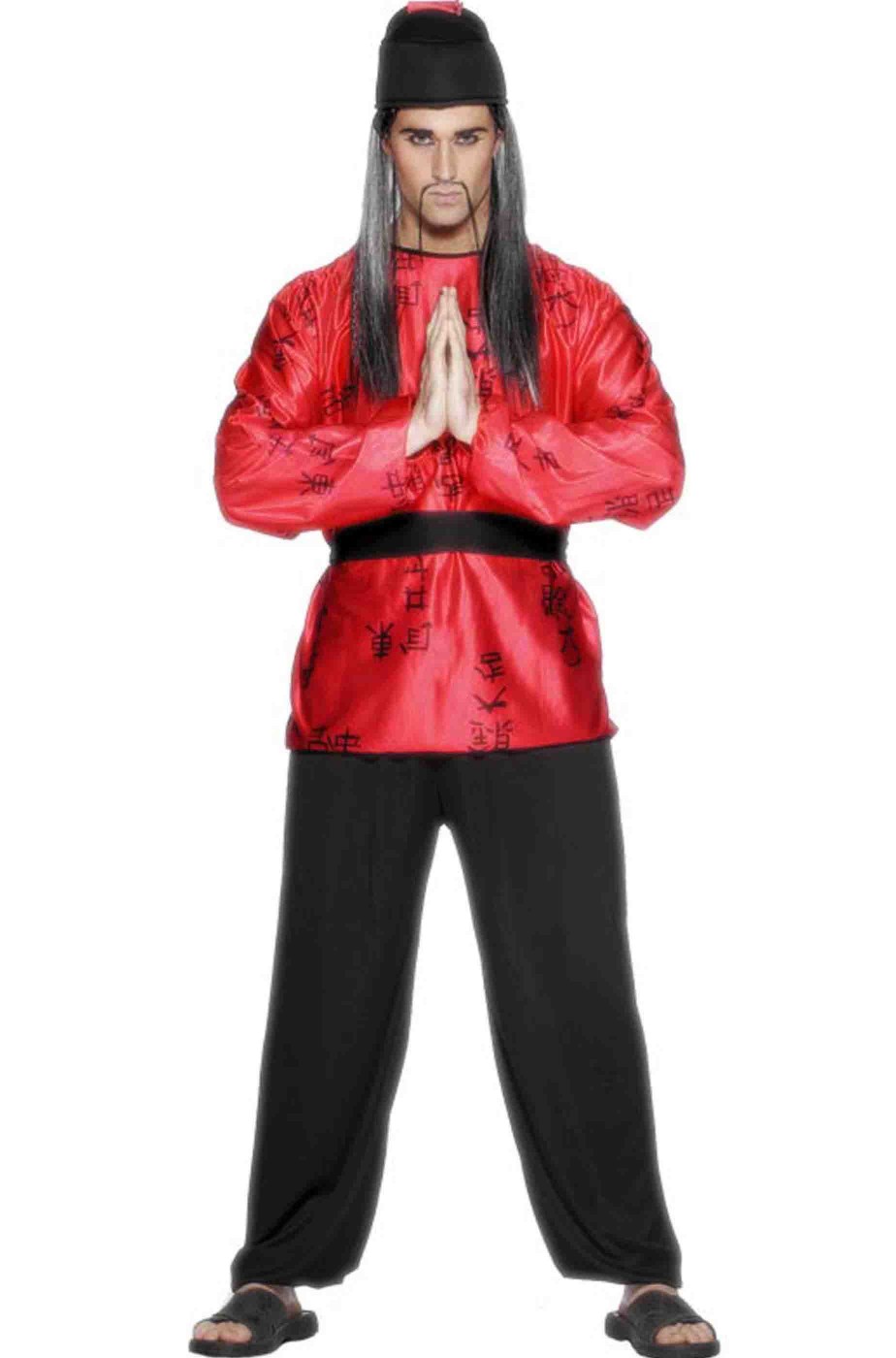 Costume uomo Giapponese o Cinese Fu Manchu