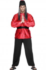 Costume uomo Giapponese o Cinese Fu Manchu