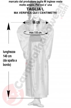 Misure costume da geisha donna taglia L