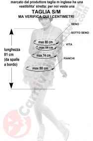 Misure Costume anni 20 Bonnie di Clyde taglia S M