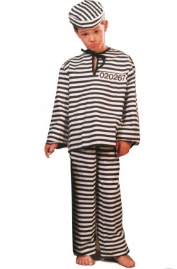 Costume carnevale Bambino Detenuto