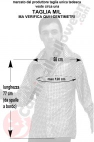 Misure della camicia anni 70 argento