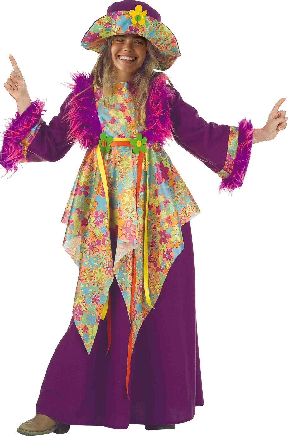 Costume anni 70 donna Figlia Dei Fiori