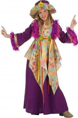 costume anni 70 bambina figlia dei fiori