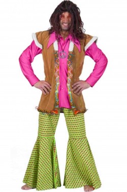 Costume anni 70 vintage da uomo con gilet