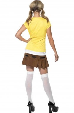 Costume da Spongebob donna vista posteriore
