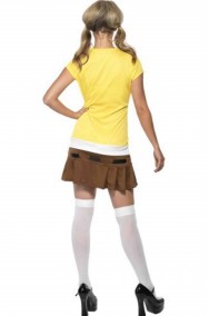 Costume da Spongebob donna vista posteriore
