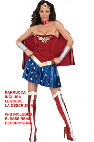Costume di Wonder Woman con parrucca