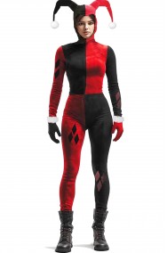Costume cosplay di Harley Quinn versione comics fumetto