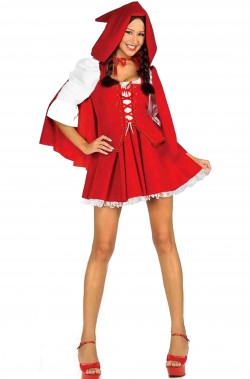 Costume di carnevale donna da Cappuccetto Rosso De Luxe