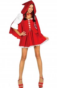 Costume di carnevale donna da Cappuccetto Rosso De Luxe