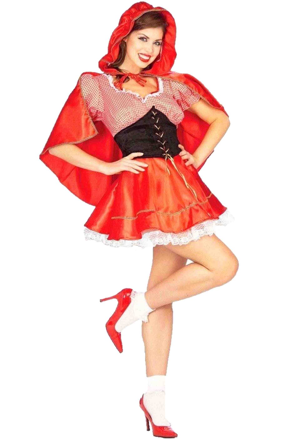 Costume Cappuccetto Rosso donna corto