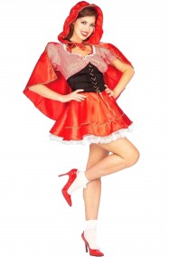 Costume Cappuccetto Rosso donna corto