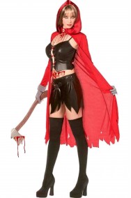 Costume Halloween da Cappuccetto Rosso Assassino