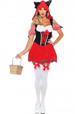 Costume da Cappuccetto Rosso e il Lupo